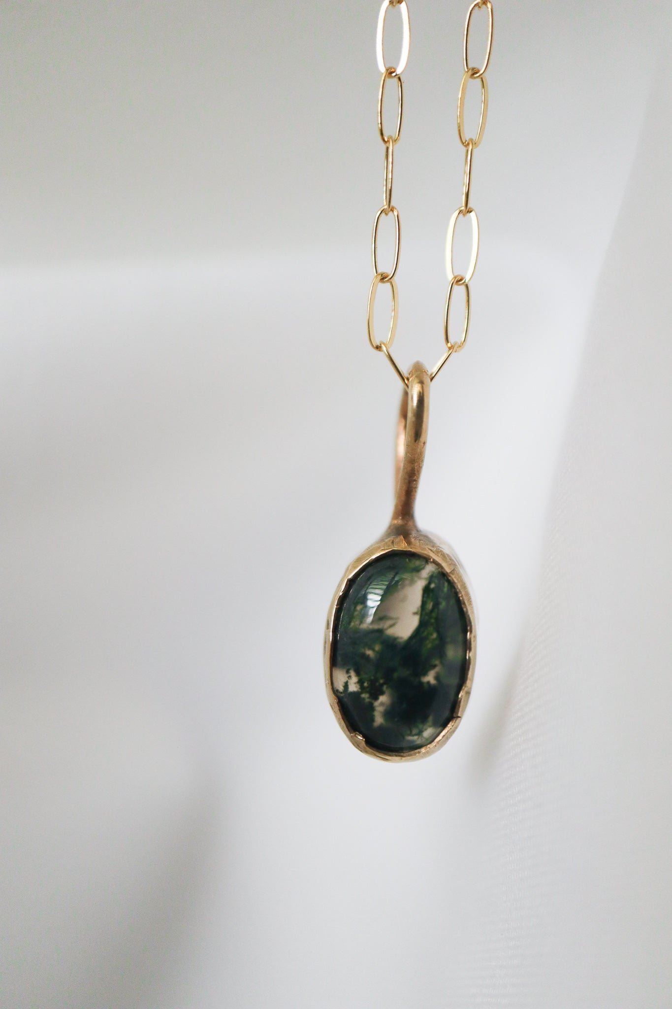Moss Agate necklace