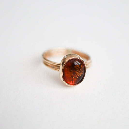 Amber ring