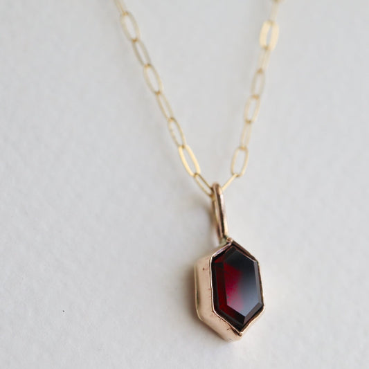 Garnet necklace