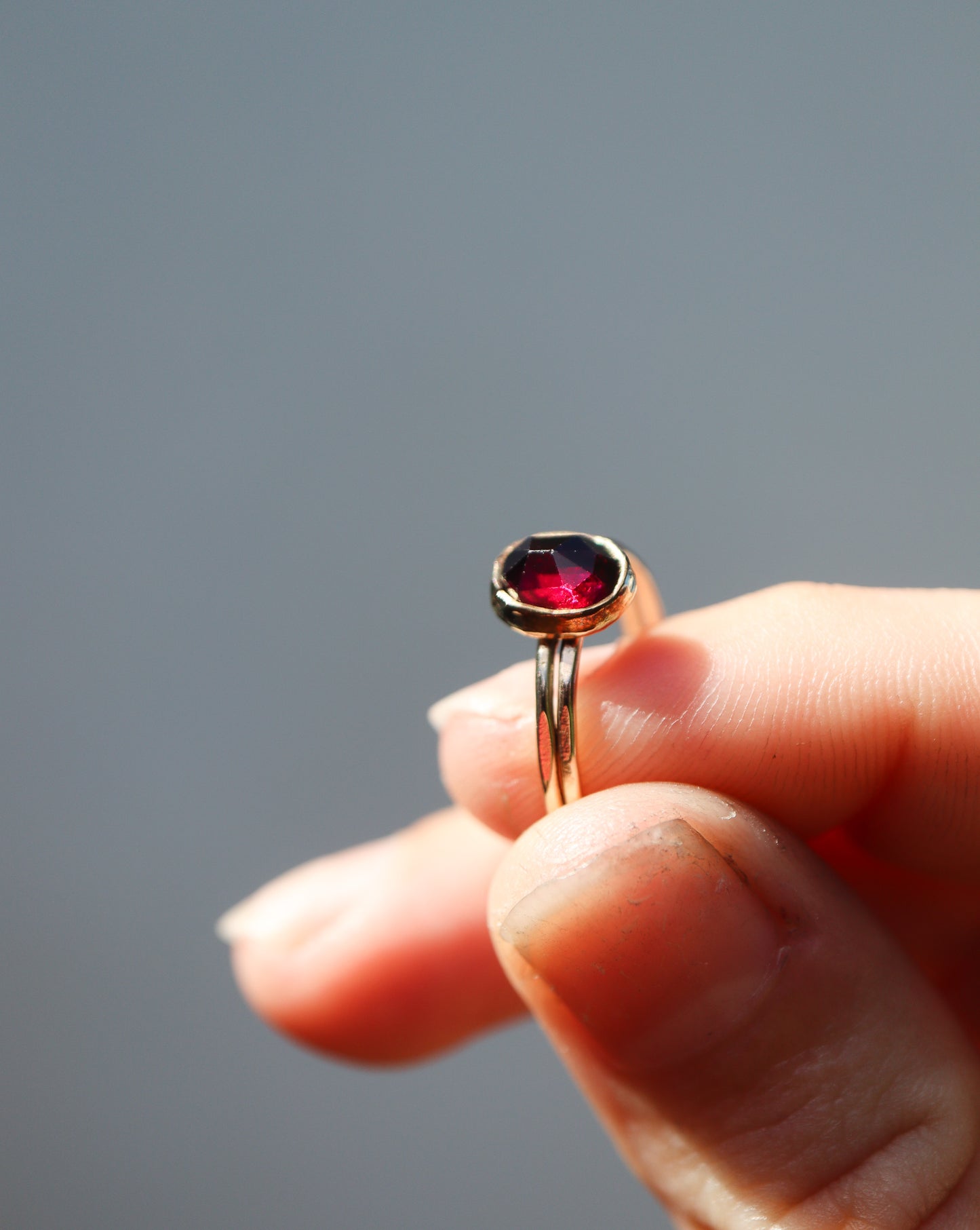 Garnet ring