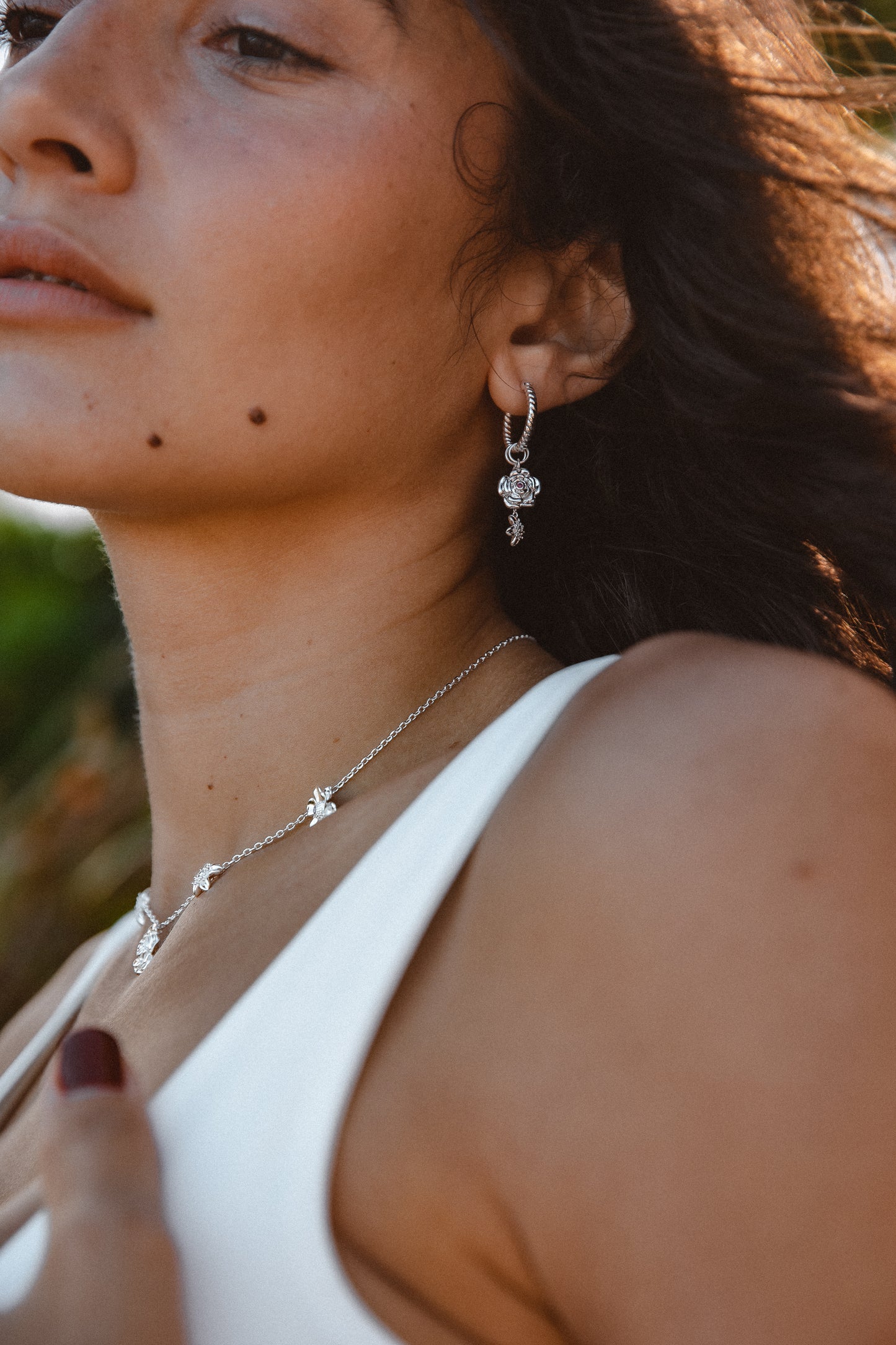 Blossom Silver Earrings