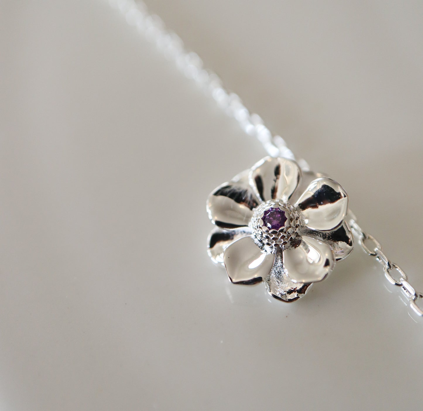 Blossom Silver Necklace