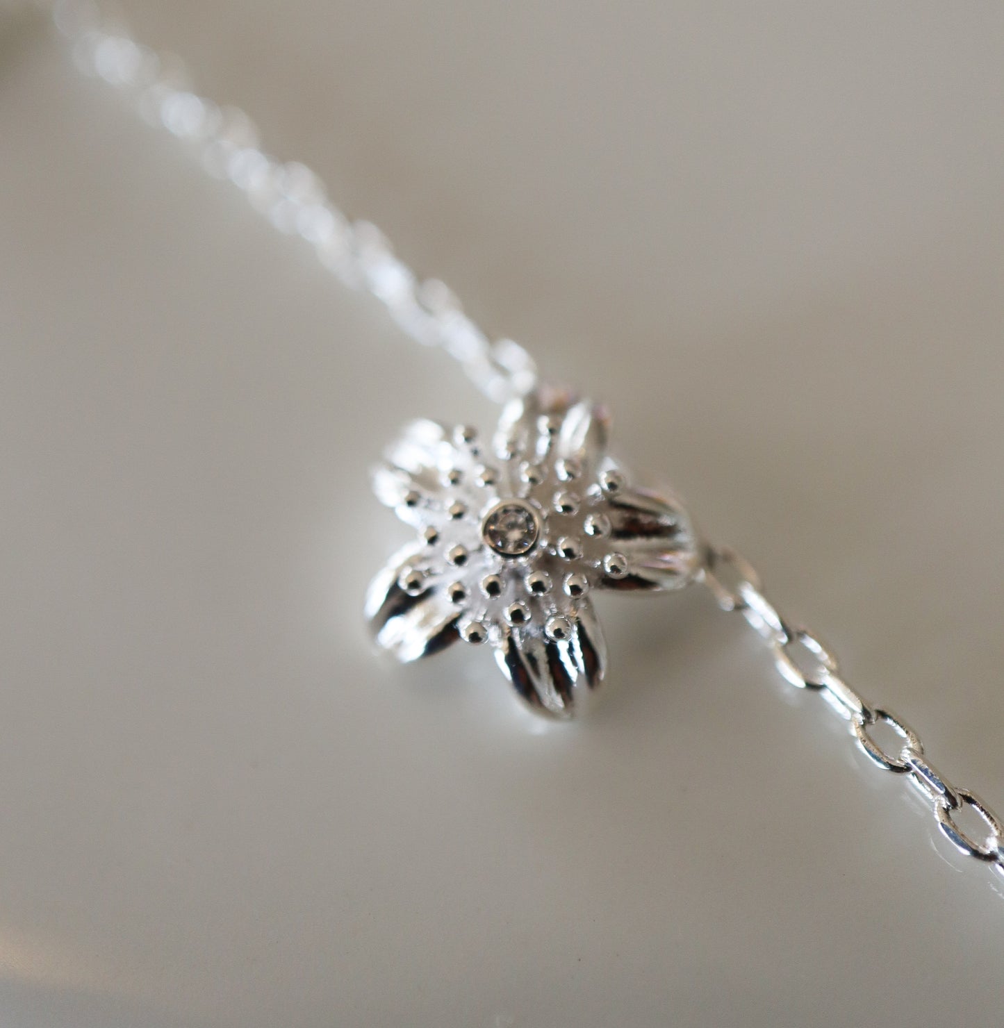 Blossom Silver Necklace