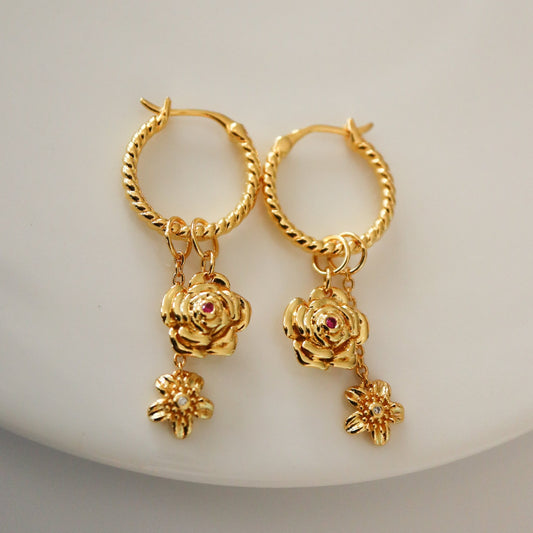 Blossom Gold Earrings