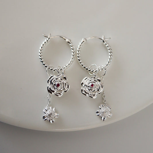 Blossom Silver Earrings