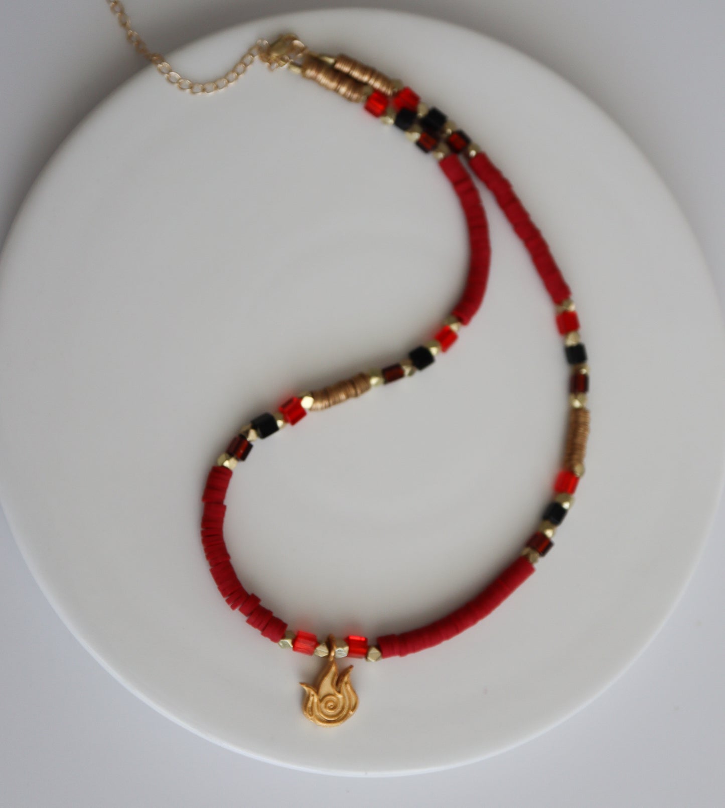 Fire necklace