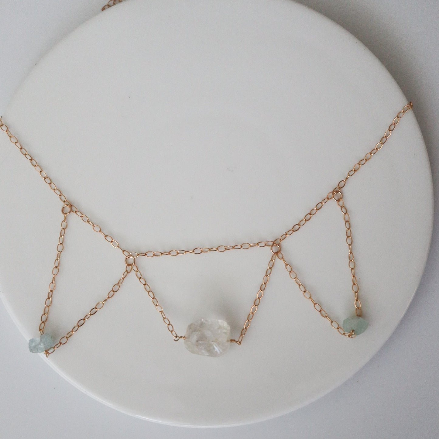 Quartz siren necklace